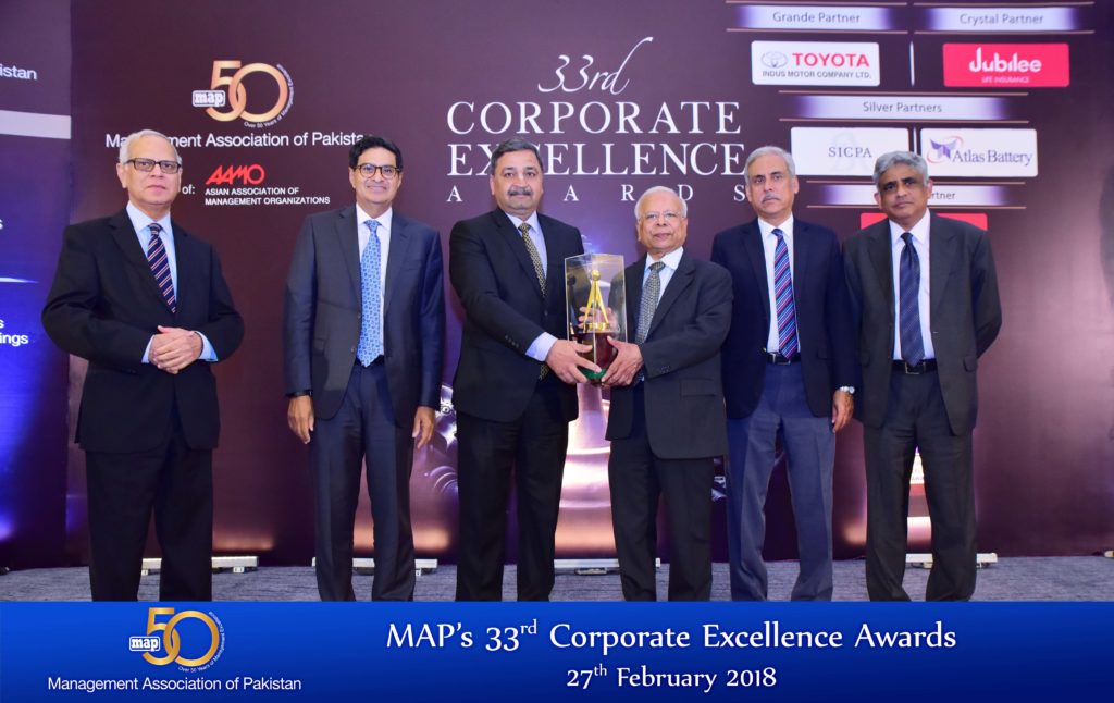 FFC wins Corporate Excellence Award in Fertilizer sector for 4th consecutive year